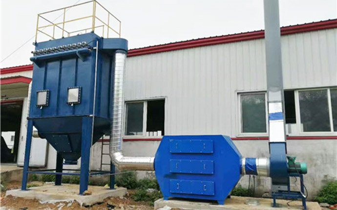 天津某机械厂烟尘废气一体