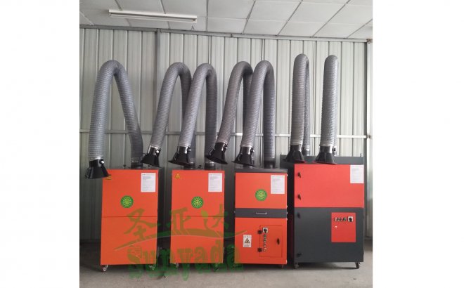 发尘点不固定烟尘如何净化？看下这款移动式焊烟净化器！